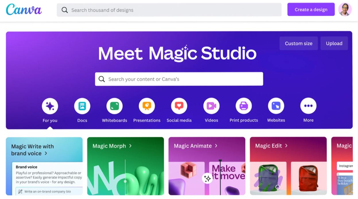 AI za oblikovanje (Canva AI, MidJourney) - Luka Pompe